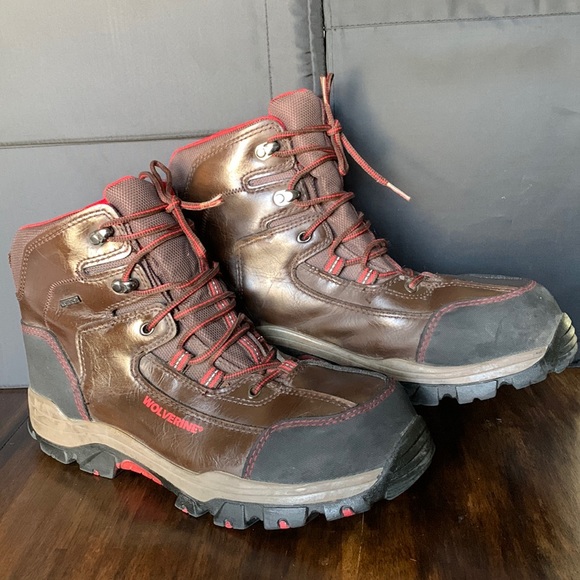 Wolverine Bucklin Peakflex
Waterproof Composite Toe Hiker
Work Boots Brown Sz 12